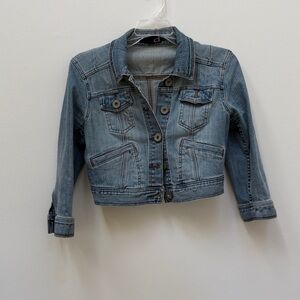 Denim Cropped Jacket